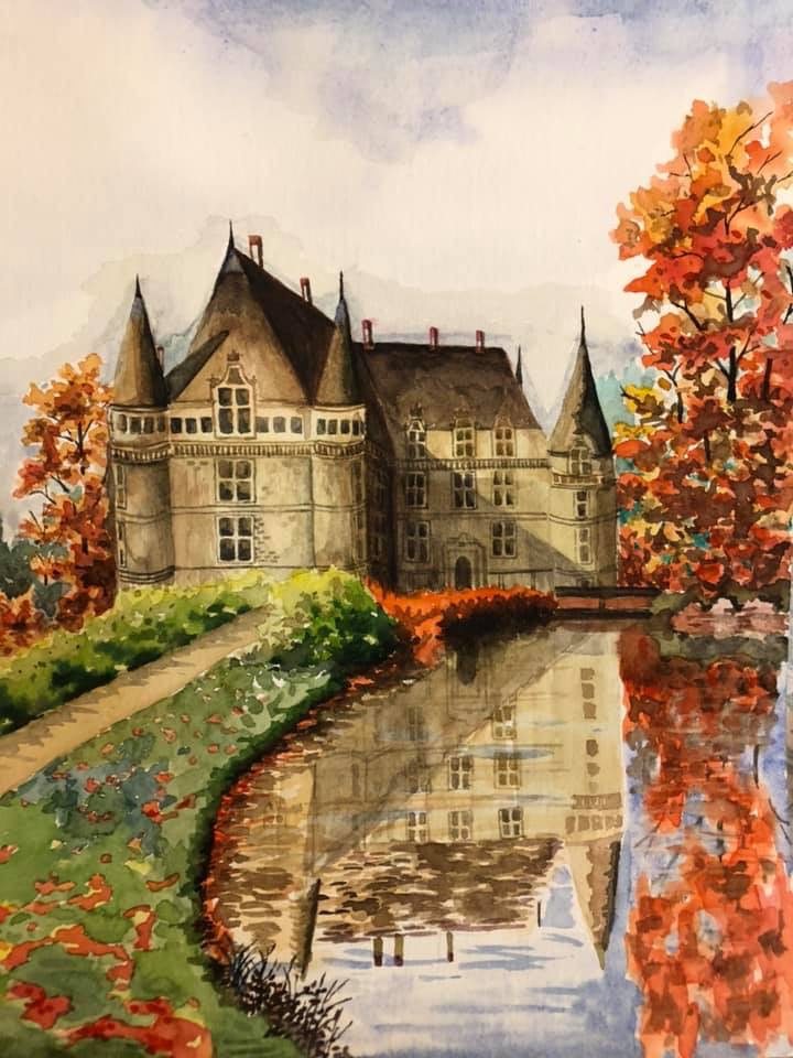 留住Azay-le-Rideau 城堡的美麗回憶《齊莉藝成的幸福城堡》 @齊莉藝成的幸福城堡